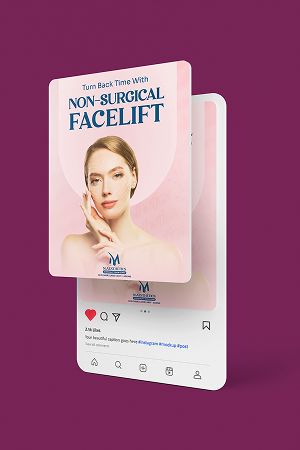 Digital marketing and SEO portfolio for M Aesthetics skincare clinic showcasing beauty and aesthetics SEO results