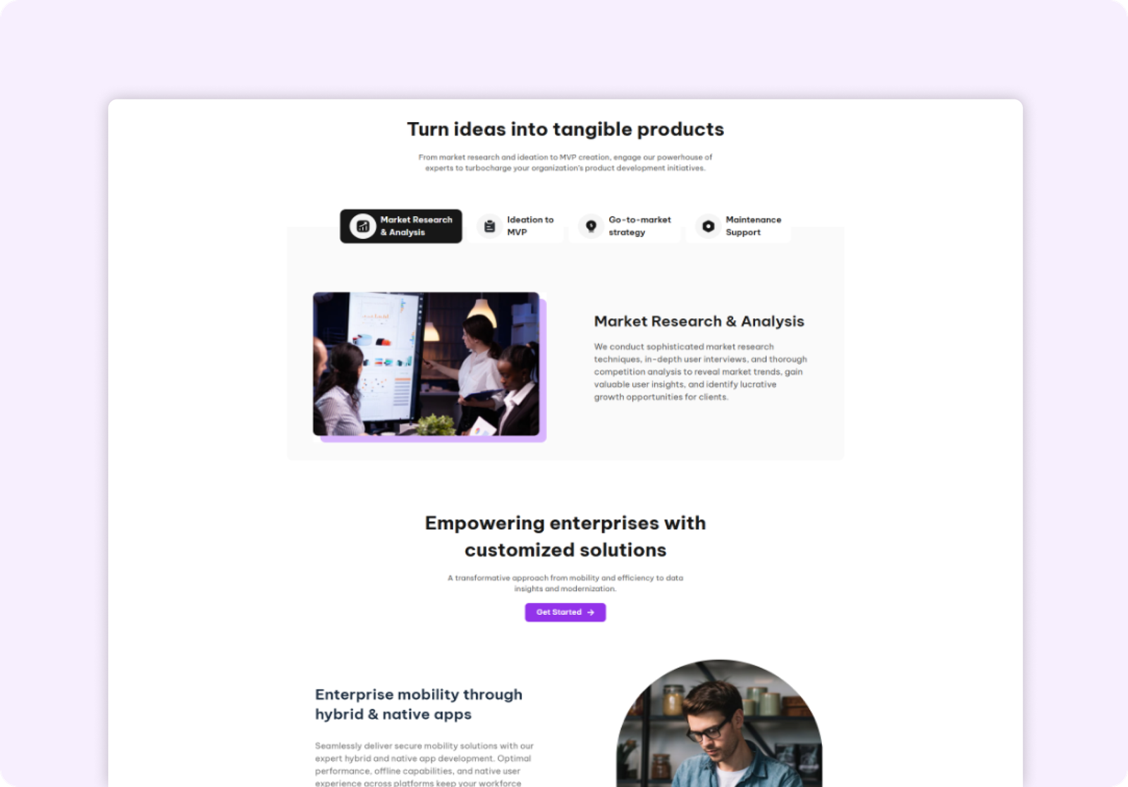 ATC website design portfolio showcasing international responsive web design project