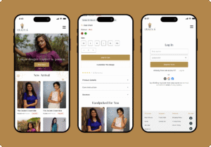 Iraiva Lifestyle website design portfolio for a clothing and fashion brand in Pune