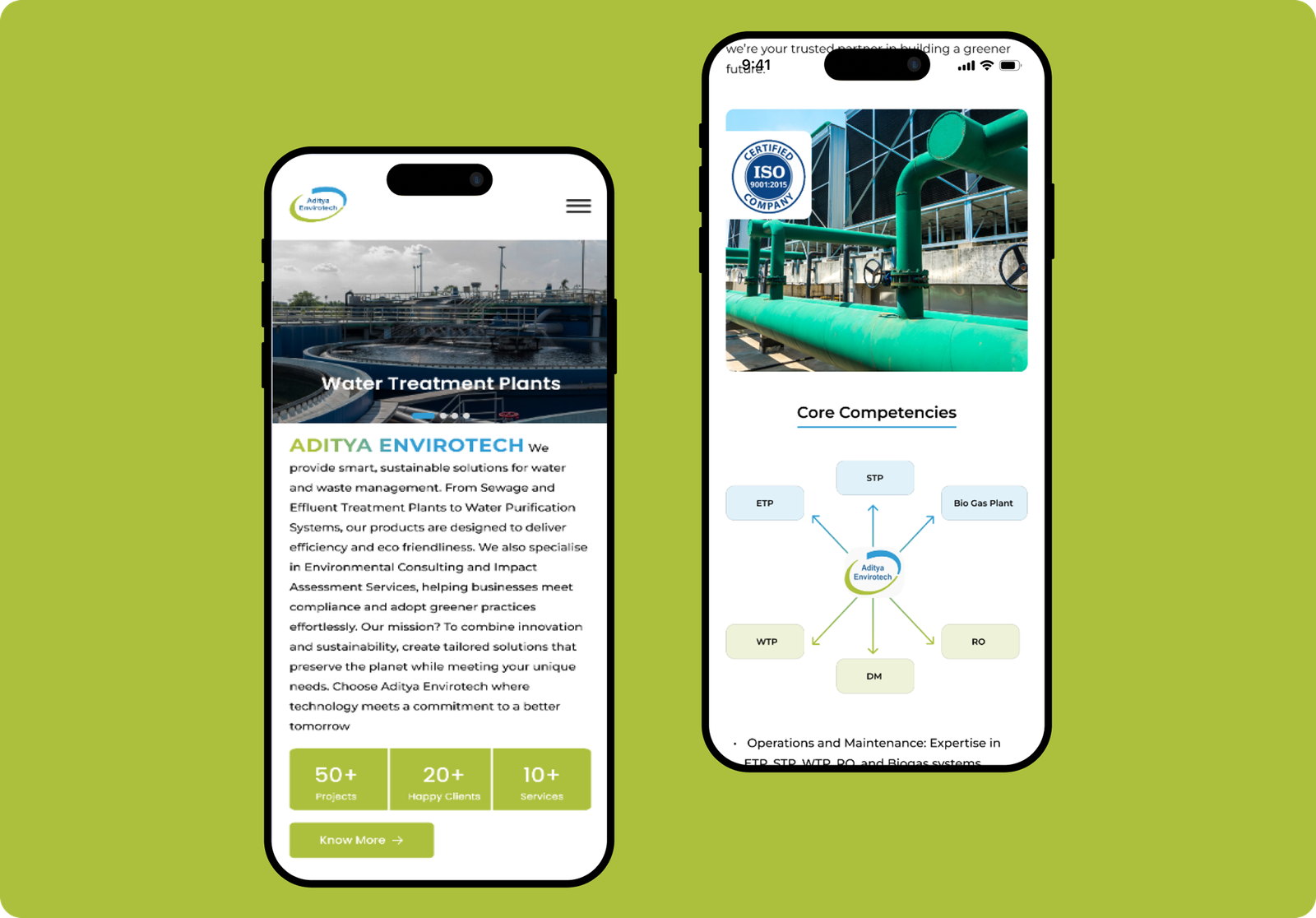 Cool and Clean website design portfolio showcasing responsive cleaning service web design