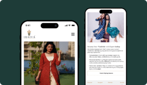 Iraiva Lifestyle website design portfolio for a clothing and fashion brand in Pune