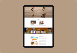 Ganesh Bhel website design portfolio in Pune showcasing responsive food business web design