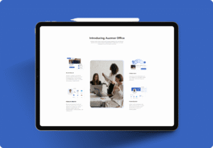 Auzmor website design portfolio for international education client showcasing modern e-learning web design