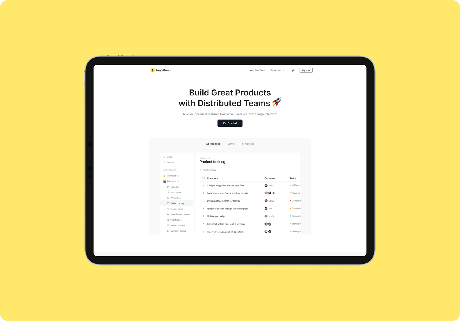 FreshFlow website design portfolio showcasing modern responsive web design project