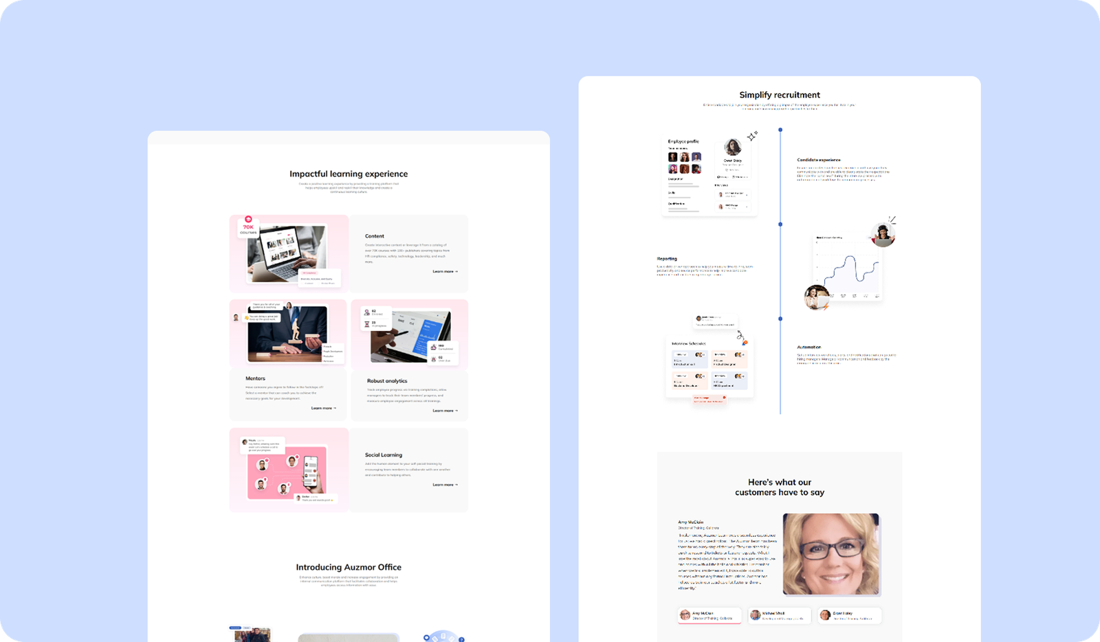 ATC website design portfolio showcasing international responsive web design project