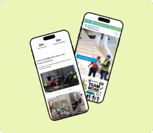 Cool and Clean website design portfolio showcasing responsive cleaning service web design