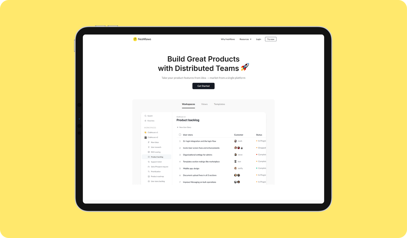FreshFlow website design portfolio showcasing modern responsive web design project