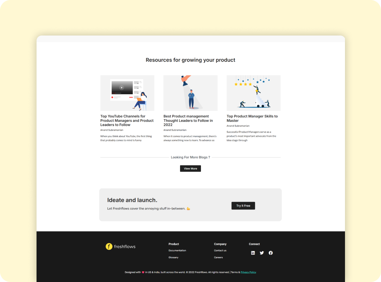 FreshFlow website design portfolio showcasing modern responsive web design project