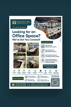 SEO portfolio for Cluster CoWorks showcasing digital marketing results for coworking space