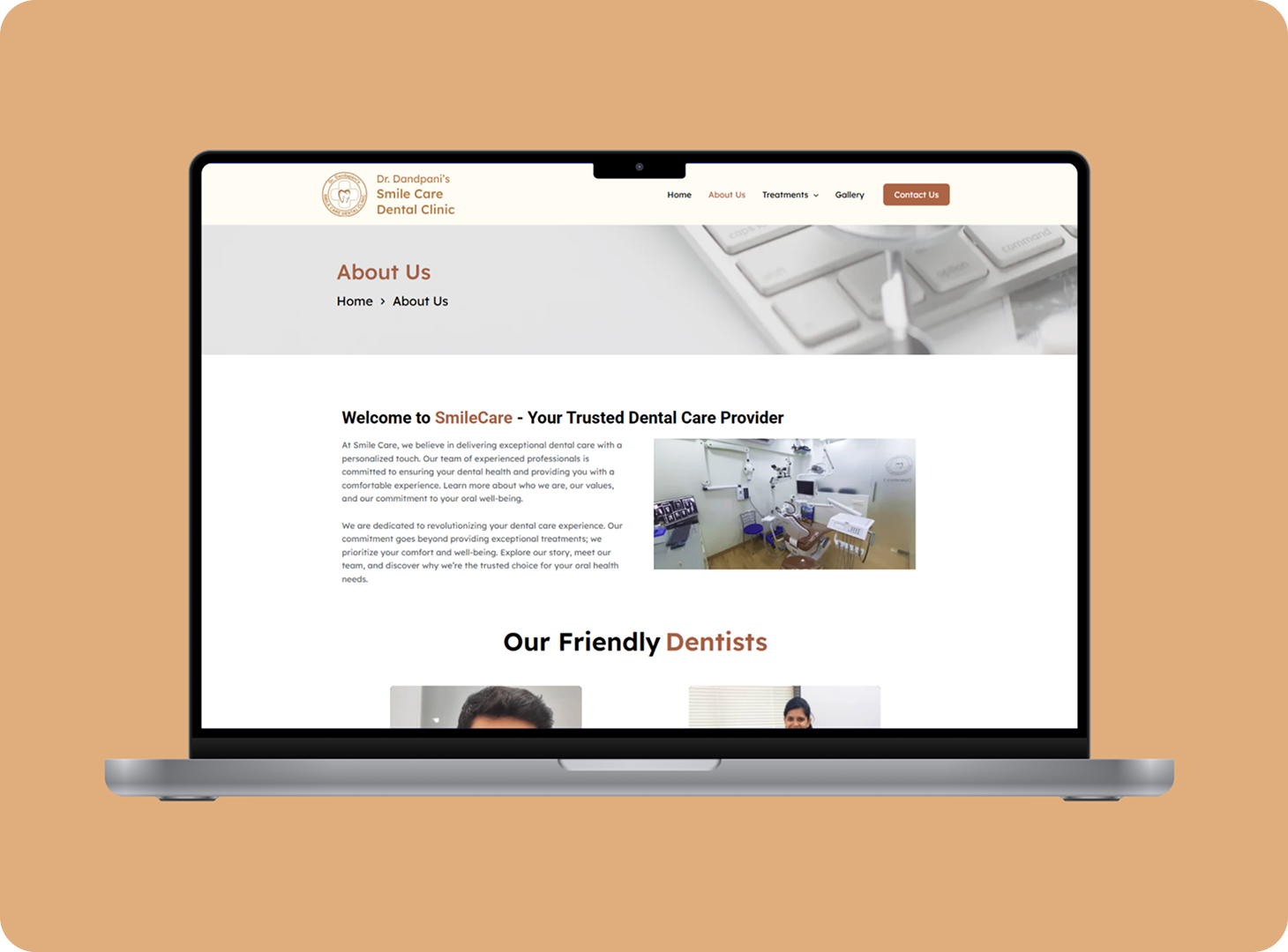 Smile Care Dental Clinic Mumbai website design and SEO portfolio showcasing dental digital marketing success