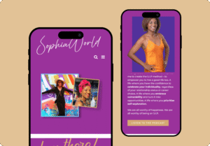 Sofia website design with modern responsive UI and user-friendly layout