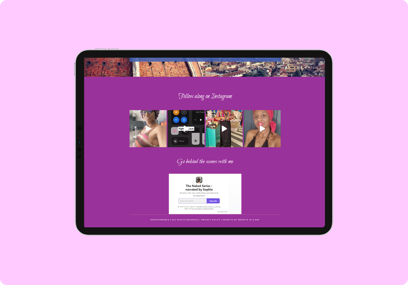 FreshFlow website design with modern responsive UI and user-friendly layout