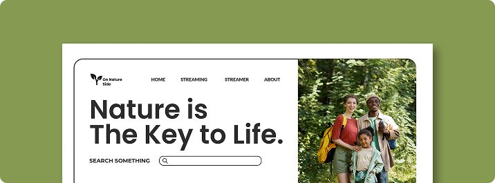 Elementor-built homepage design with green background, bold branding text, and a happy family outdoors created by Xefora Tech, a digital marketing and web design company in Pune serving Narhe, Kothrud, Kharadi, Baner, Hadapsar, Hinjewadi, and Pimpri Chinchwad